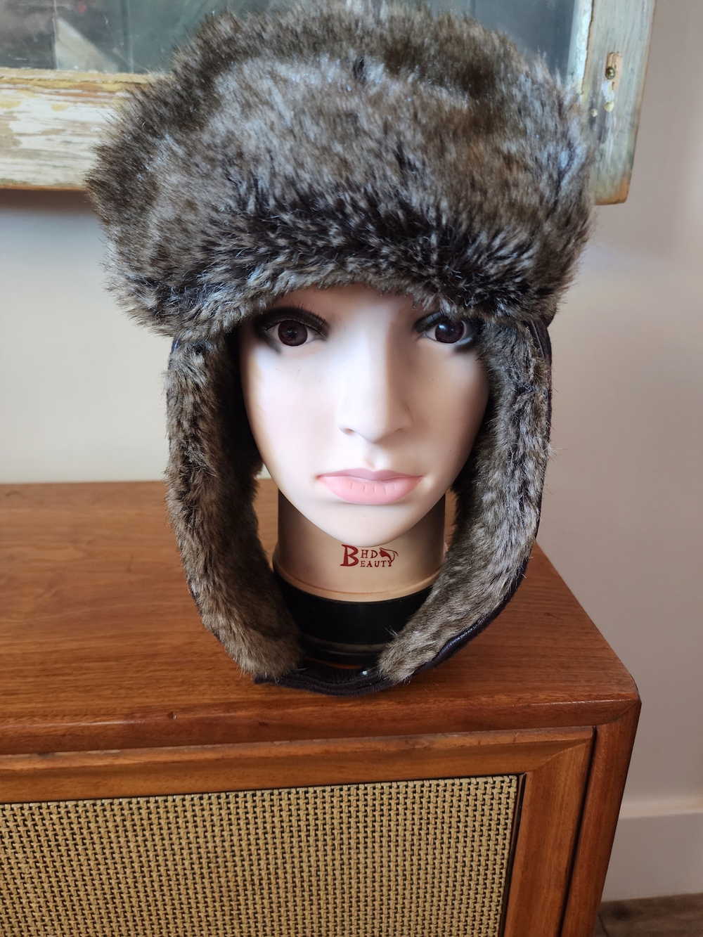 Banana Republic  Faux Fur Trapper Hat in Brown